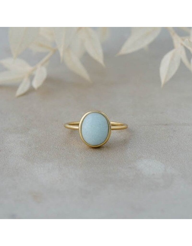 GLEE IDA RING - AMAZONITE