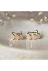 GLEE ESSENCE HOOPS - ROSE QUARTZ