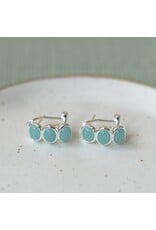 GLEE ESSENCE HOOPS - AMAZONITE