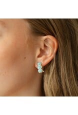 GLEE ESSENCE HOOPS - AMAZONITE