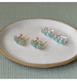 GLEE ESSENCE HOOPS - AMAZONITE
