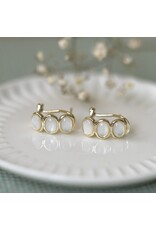 GLEE ESSENCE HOOPS - MOTHER OF PEARL