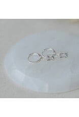 GLEE SHINE HOOPS - CLEAR