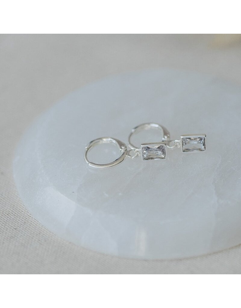 GLEE SHINE HOOPS - CLEAR