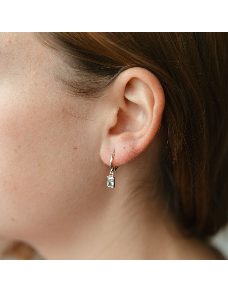 GLEE SHINE HOOPS - CLEAR