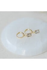 GLEE SHINE HOOPS - CLEAR
