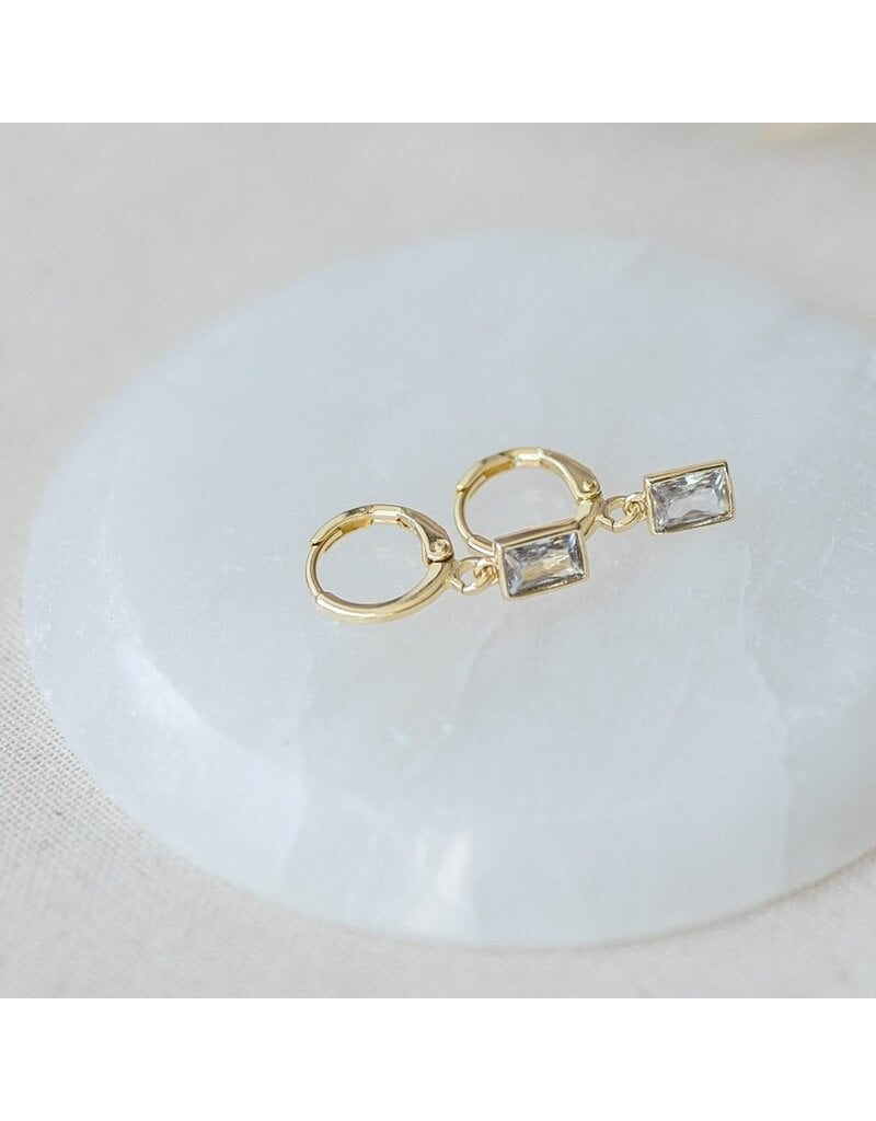 GLEE SHINE HOOPS - CLEAR