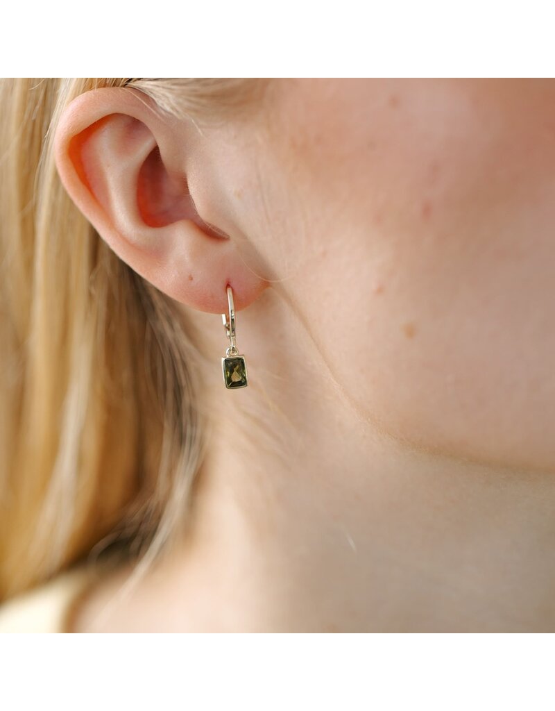 GLEE SHINE HOOPS - MOSS GREEN