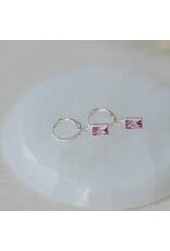 GLEE SHINE HOOPS - PINK