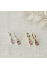 GLEE SHINE HOOPS - PINK