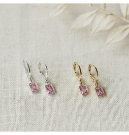 GLEE SHINE HOOPS - PINK