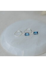GLEE SHINE HOOPS - SKY BLUE