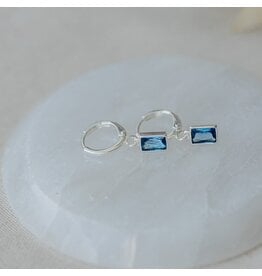 GLEE SHINE HOOPS - SKY BLUE