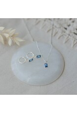 GLEE SHINE HOOPS - SKY BLUE