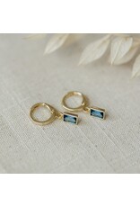 GLEE SHINE HOOPS - SKY BLUE