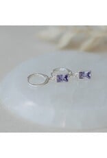 GLEE SHINE HOOPS - PURPLE