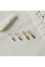 GLEE SHINE HOOPS - PURPLE