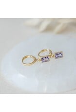 GLEE SHINE HOOPS - PURPLE