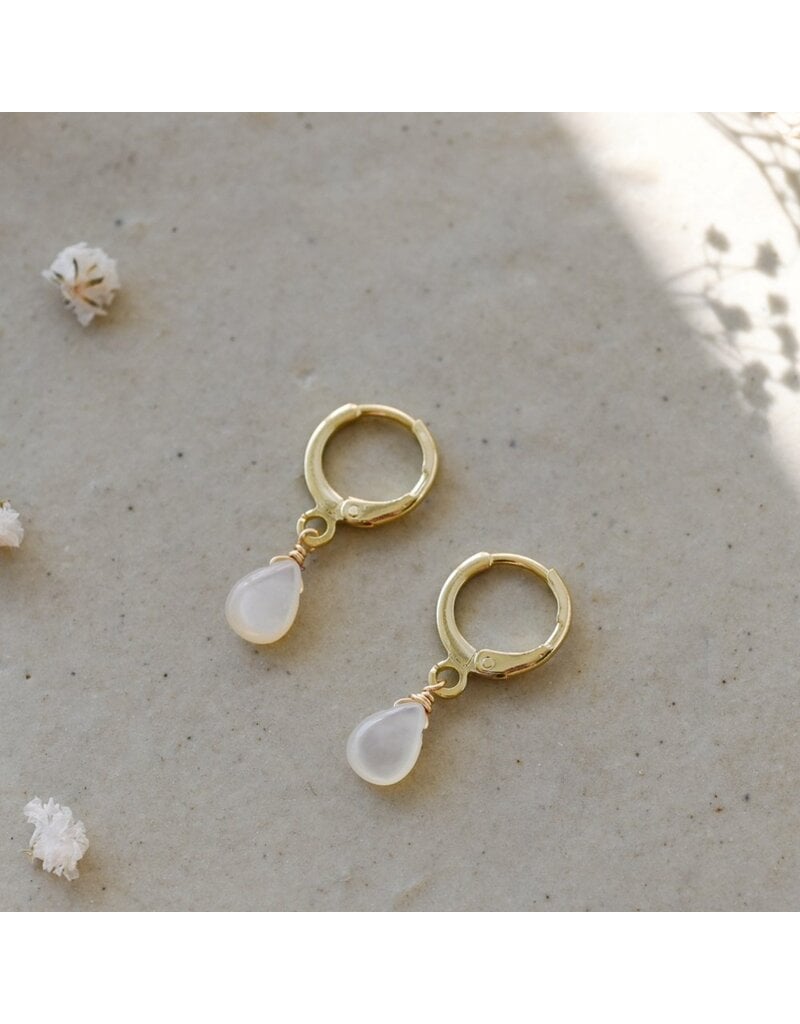 GLEE ZIA HOOPS - MOTHER OF PEARL