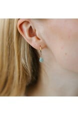 GLEE ZIA HOOPS - AMAZONITE