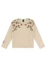 NANO BEIGE L/S W/ FLORAL DETAIL