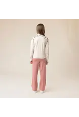 NANO BEIGE L/S W/ FLORAL DETAIL