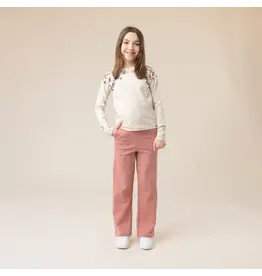NANO BEIGE L/S W/ FLORAL DETAIL