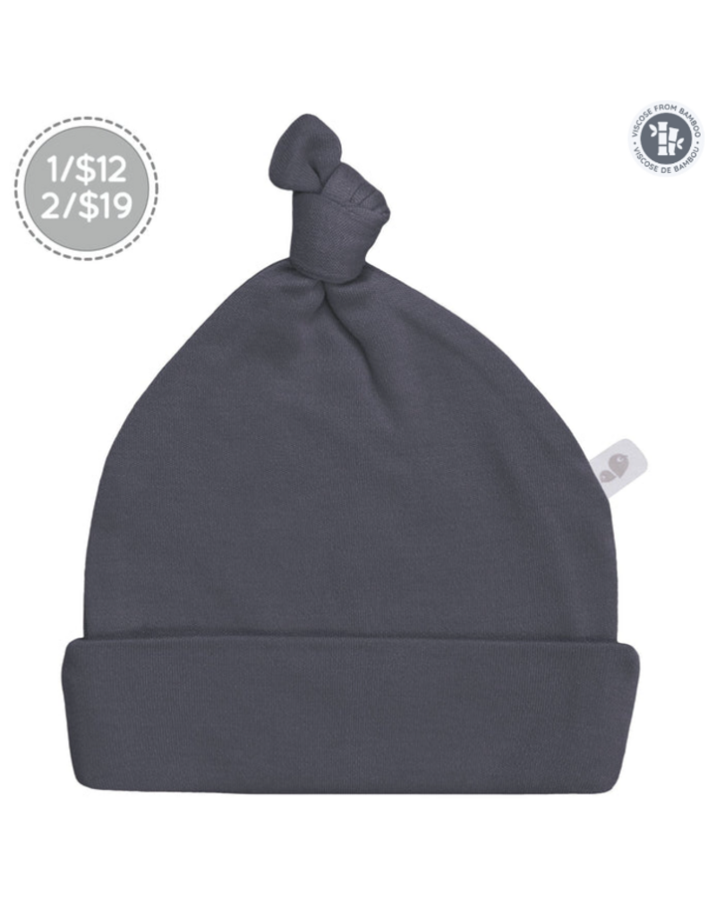 PERLIM PINPIN BAMBOO KNOTTED INFANT HATS - SOLID