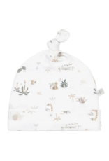 PERLIM PINPIN BAMBOO KNOTTED INFANT HATS - SOLID