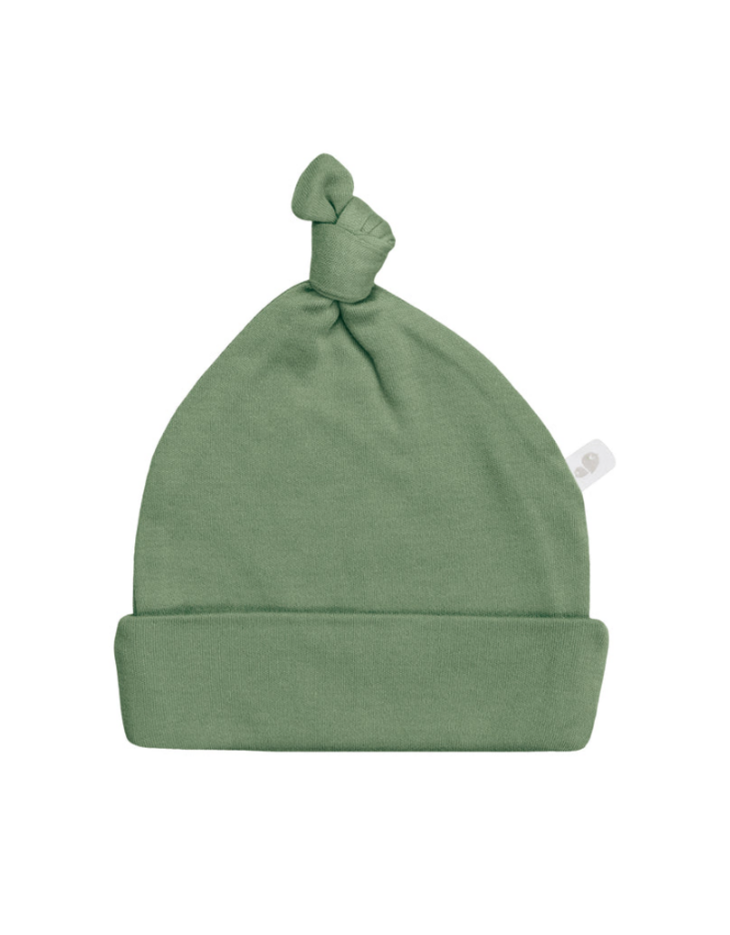 PERLIM PINPIN BAMBOO KNOTTED INFANT HATS - SOLID