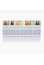 DUAL TIP PASTEL COLORING MARKERS SKIN COLOR - 24 COUNT