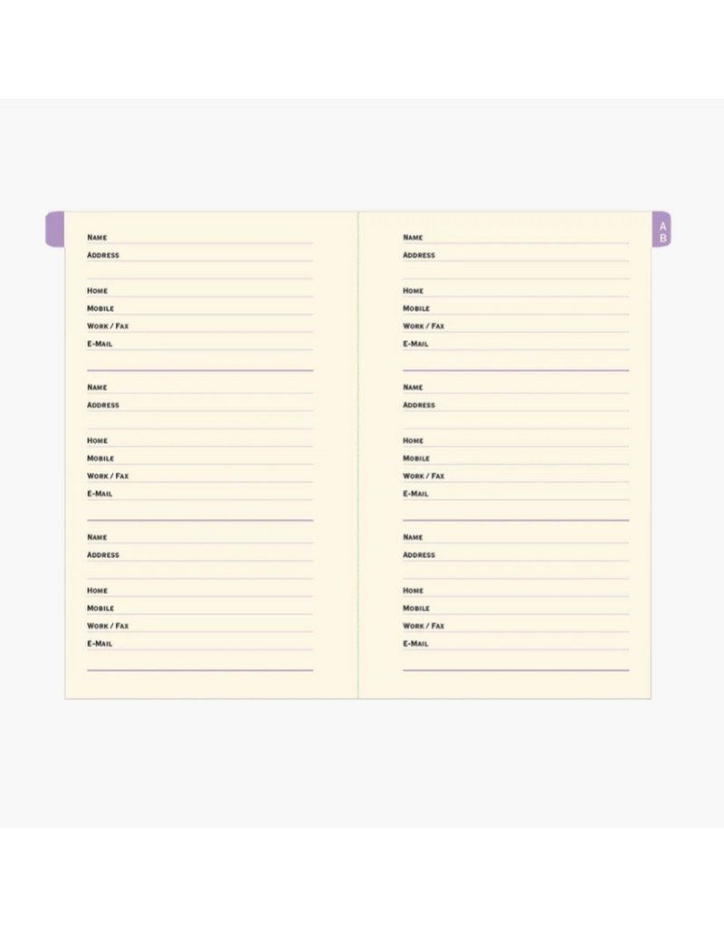 ADDRESS BOOK - 4" x 5"