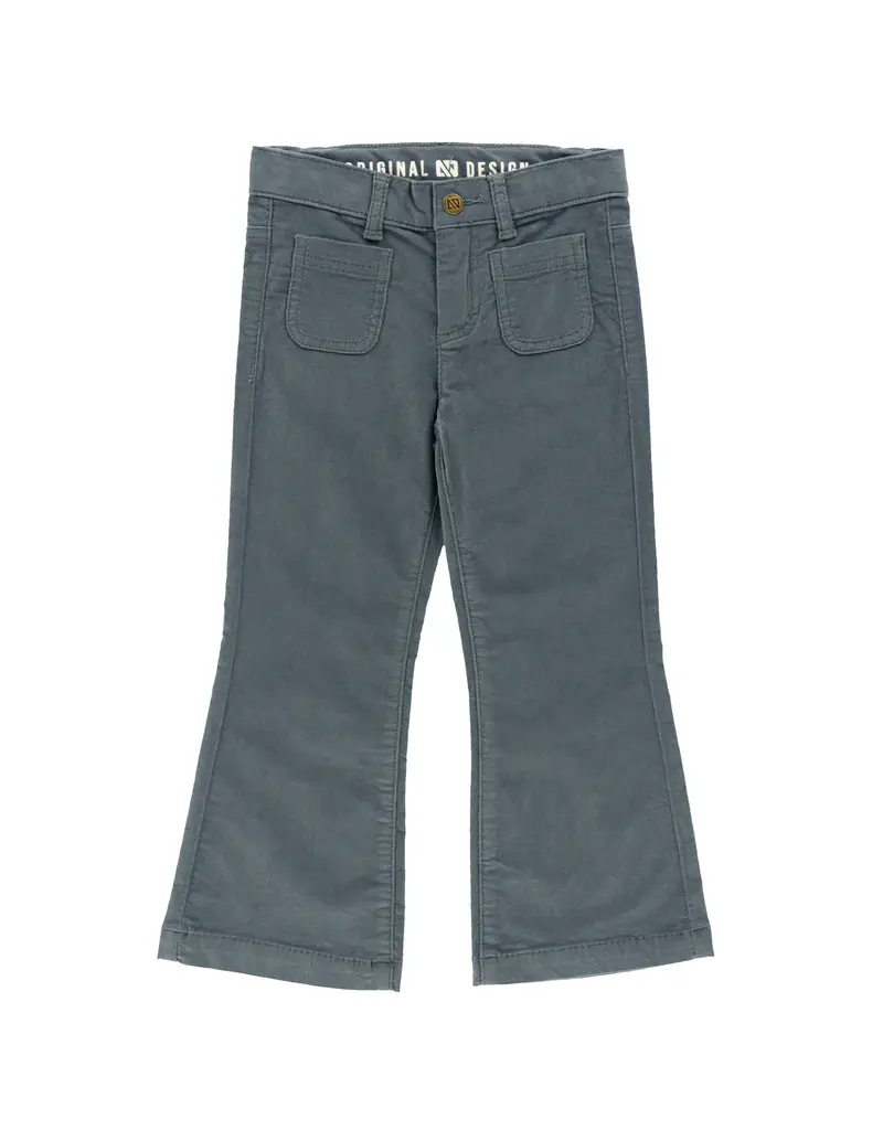NANO FLARED TROUSERS - PALE BLUE