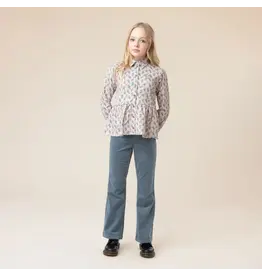 NANO FLARED TROUSERS - PALE BLUE