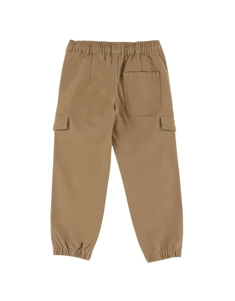NANO JOGGERS W/ ELASTIC WAIST - BEIGE
