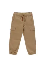NANO JOGGERS W/ ELASTIC WAIST - BEIGE
