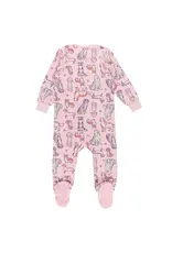 NANO ONE PIECE PAJAMAS - LILAC DOGS