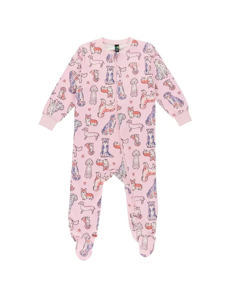 NANO ONE PIECE PAJAMAS - LILAC DOGS