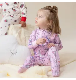 NANO ONE PIECE PAJAMAS - LILAC DOGS