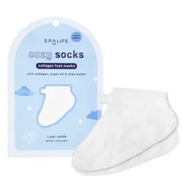 MY SPA LIFE SPA FOOT MASK - COLLAGEN COZY SOCKS
