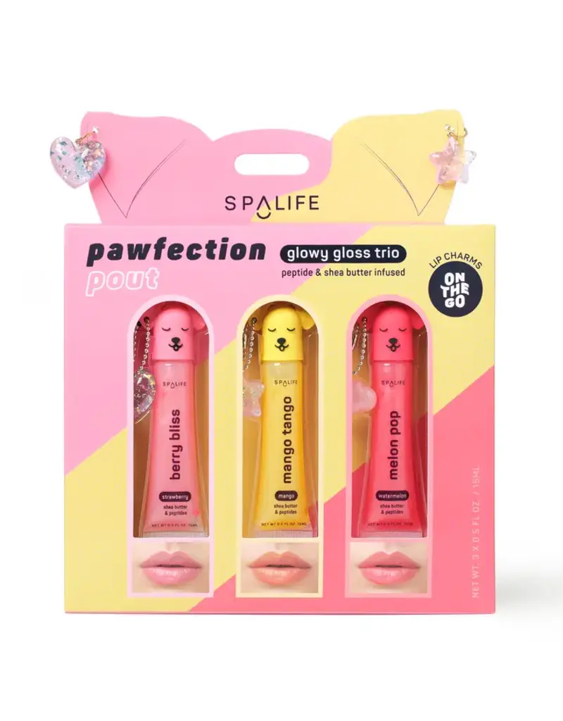 MY SPA LIFE PAWFECTION POUT GLOWY GLOSS - TRIO