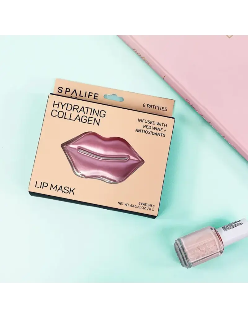 MY SPA LIFE LIP MASK - HYDRATING COLLAGEN & RED WINE HYDROGEL