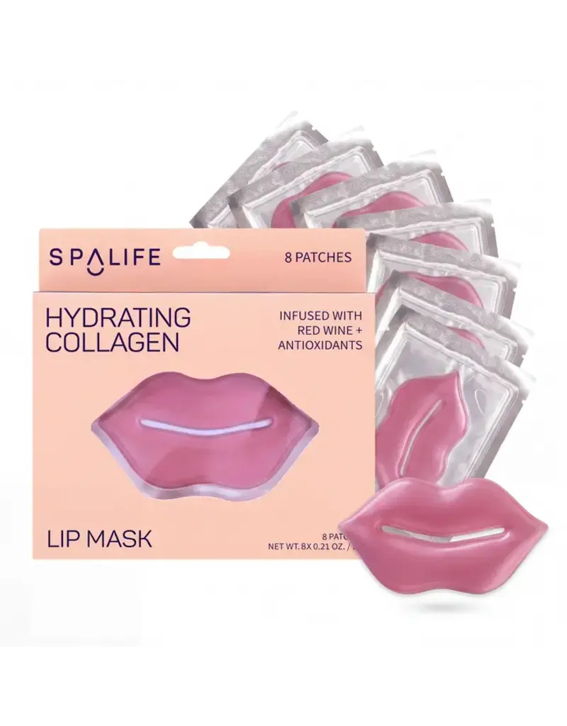 MY SPA LIFE LIP MASK - HYDRATING COLLAGEN & RED WINE HYDROGEL