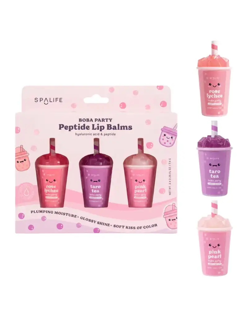 MY SPA LIFE BOBA PARTY LIP BALM TRIO