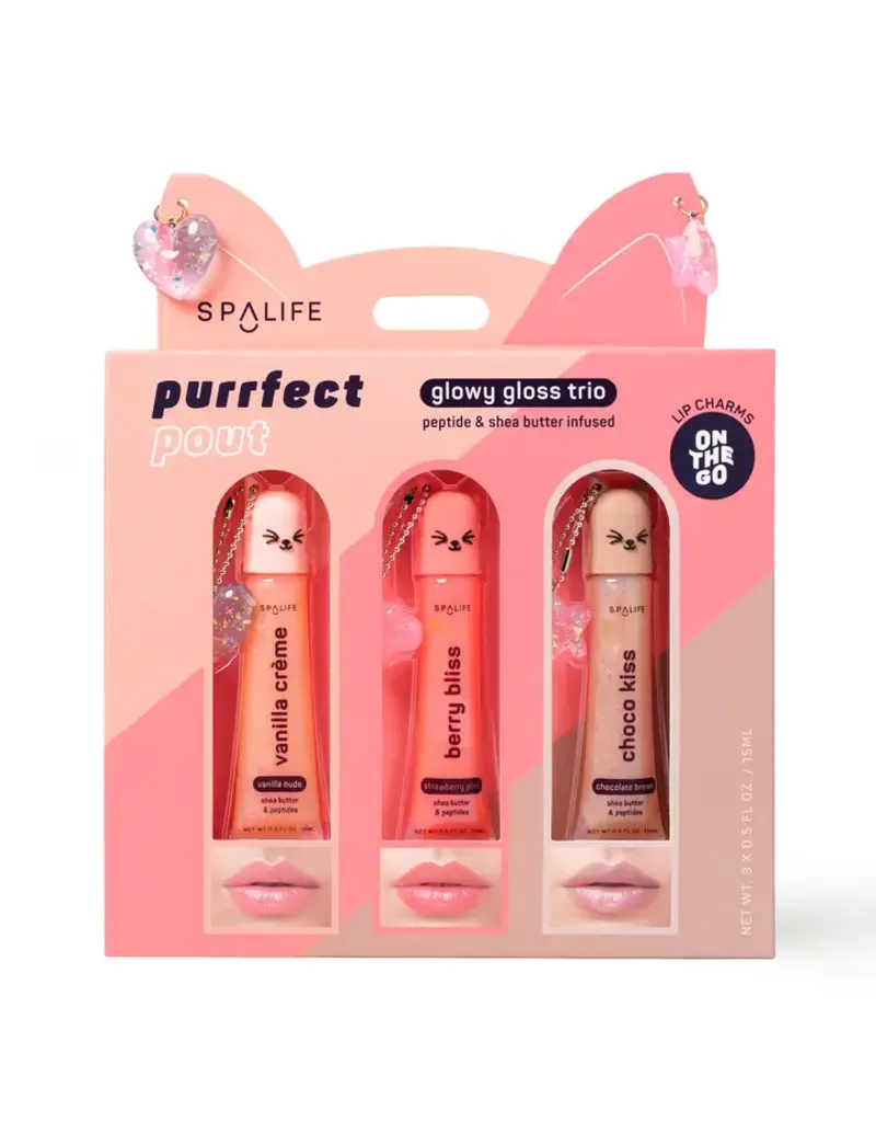 MY SPA LIFE PURRFECT POUT LIP GLOSS TRIO