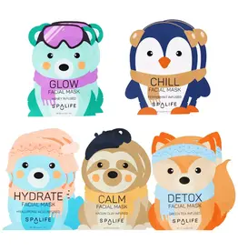 MY SPA LIFE HOLIDAY SNOW BUDDIES FACE MASKS