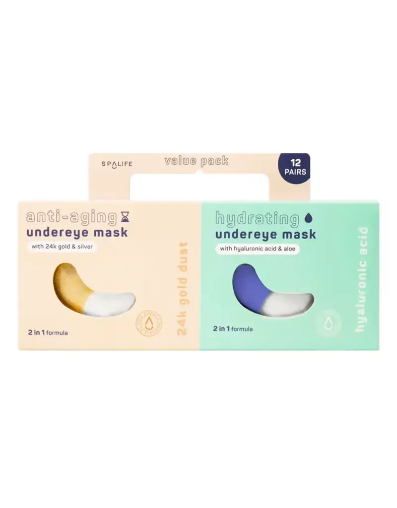 MY SPA LIFE UNDEREYE DUO PATCHES - HYDRATE & GLOW