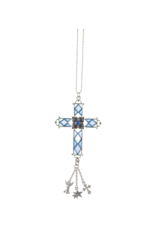 STAINED GLASS CAR CHARM