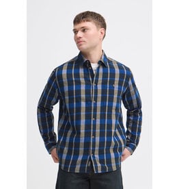 BLEND CAI PLAID BUTTON UP SHIRT - SALUTE