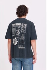 BLEND LANCE S/S WASH GRAPHIC TEE - BLACK BEAU